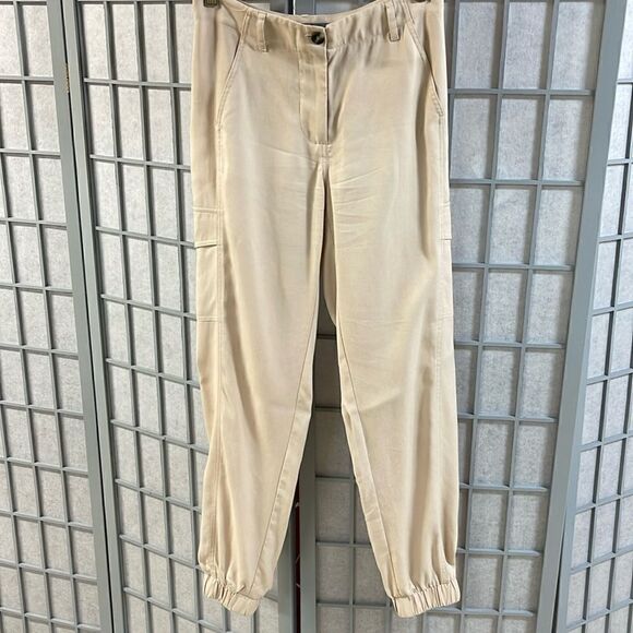 Tristan Cargo Jogger pants, Size 1, Beige. - Picture 1 of 9